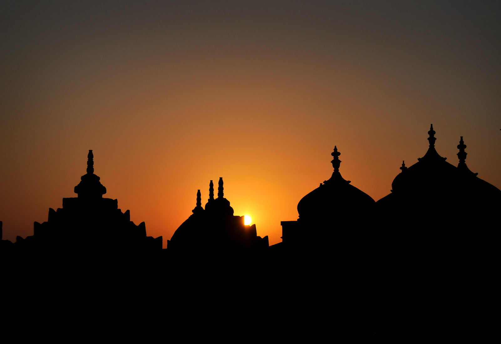 atardecer india